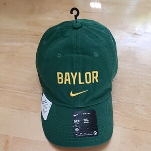 Baylor University Green & Yellow Nike On-Field Club Cap